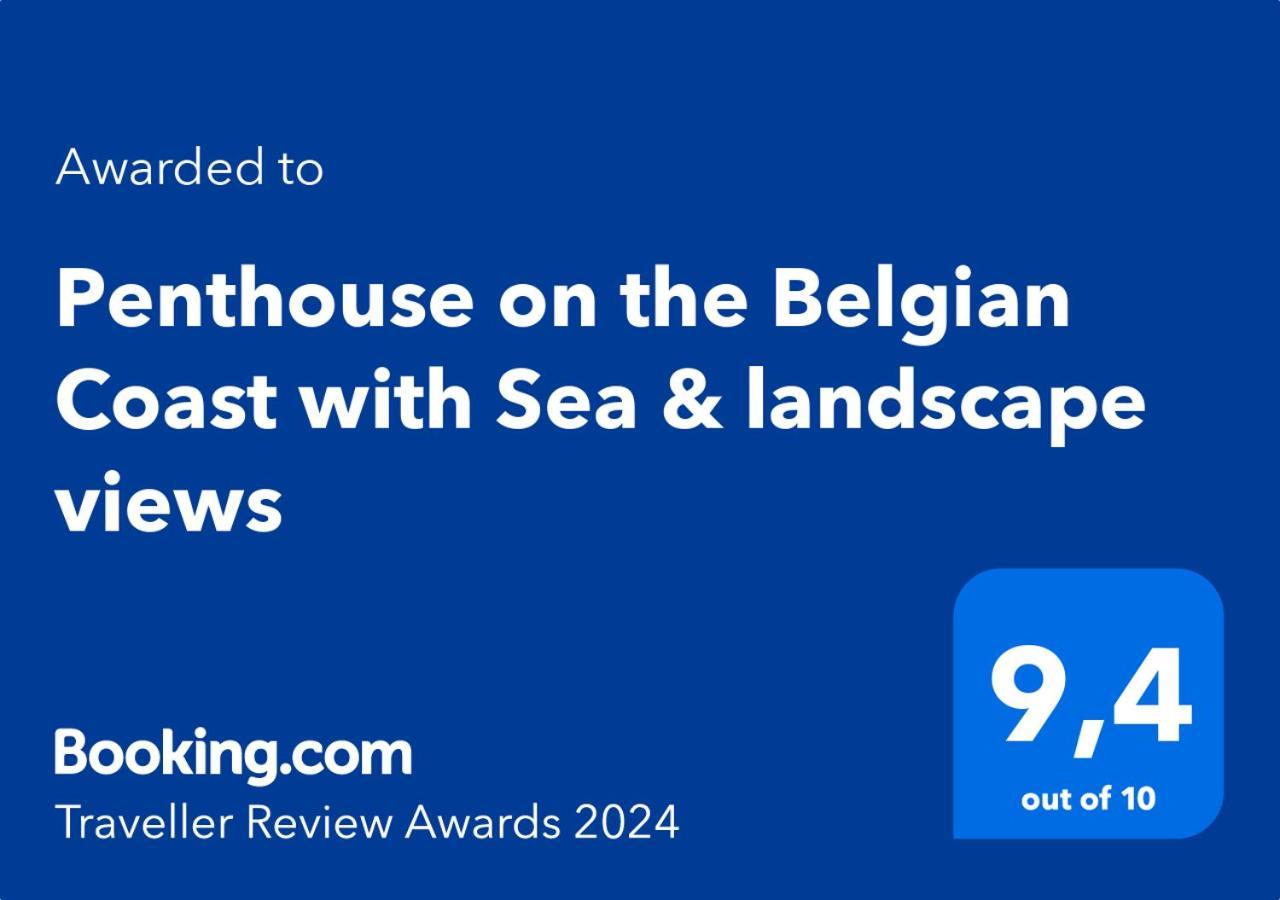 شقة Penthouse On The Belgian Coast With Sea & Landscape Views فينداوني المظهر الخارجي الصورة